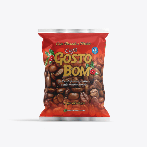 Café Gosto Bom Torrado e Moído 100% Arábica 250g.